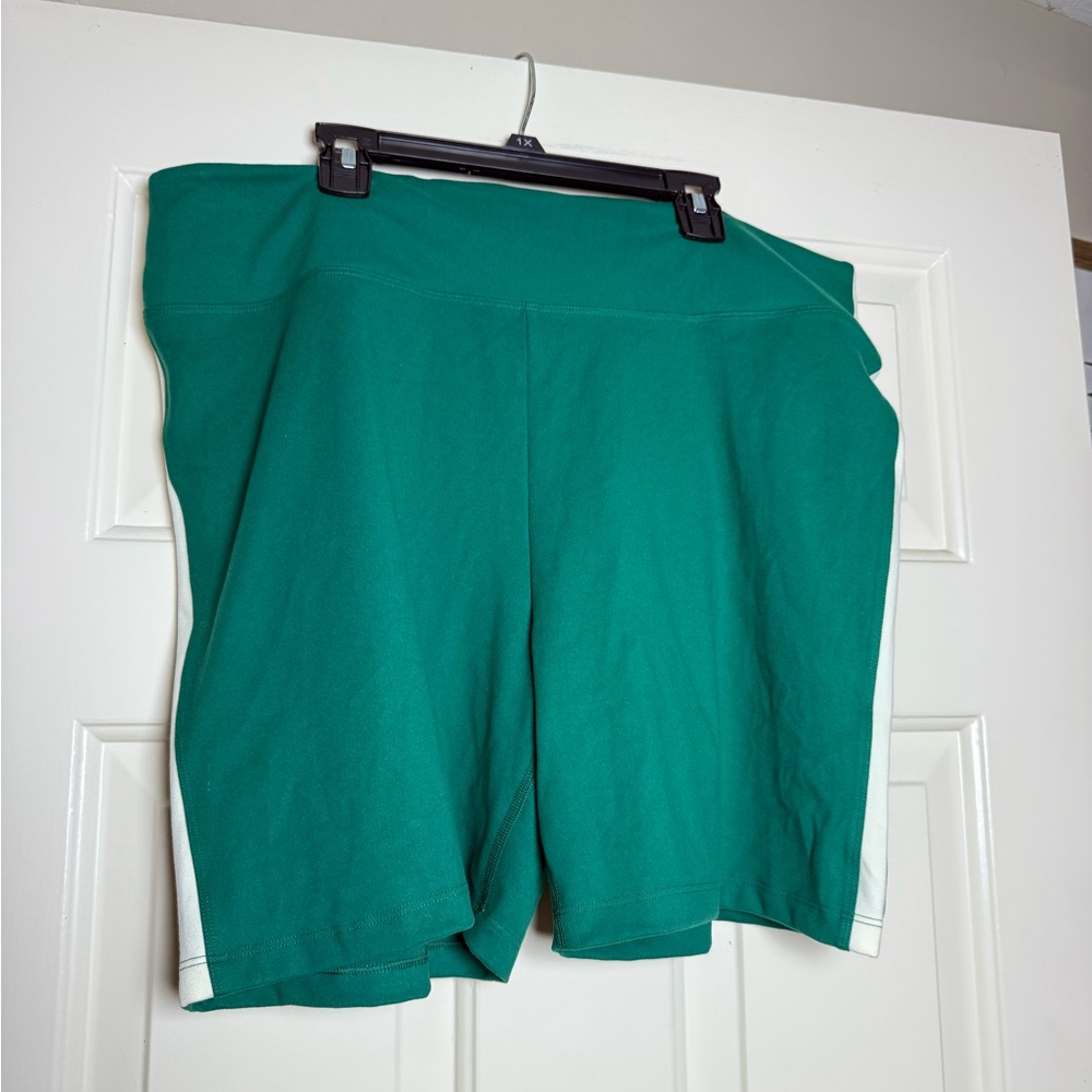 VS Pink Active Green High Waist 6” Bike Shorts XXL